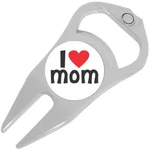 Love Mom Golf Ball Marker Divot Repair Tool Bottle Opener. Fixed Price $15.88.
