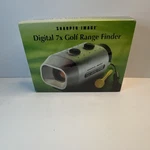 Sharper Image 7X Golf Rangefinder Digital Technology Silver Superior Lens. Fixed Price $36.78.