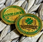 Irish Shamrock Lucky #7 Golf Ball Marker Pocket Coin-metal 1.3" Brand New!. Fixed Price $8.95.