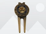 Vintage Collegiate Virginia Cavaliers Team Bronze Golf Divot Tool Marker. Fixed Price $16.99.