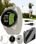 Garmin Approach S50 Golf Gps Smartwatch Cream Gold Aluminum Bezel With Ivory .... Fixed Price $595.27.