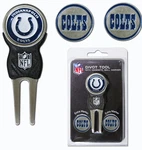 Indianapolis Colts Golf Divot Tool With 3 Markers. Fixed Price $25.45.