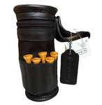 Coach Caddy Golf Ball Pine Tee Set Leather Bag Case Vintage # 4513 Rare Nwt. Fixed Price $389.99.
