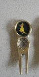 1 Only Golf Divot Tool& Ball Marker Green And Gold Kangaroo (enamel). Fixed Price $11.47.