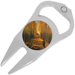 Tree Lined Path Golf Ball Marker Divot Repair Tool Bottle Opener. Fixed Price $15.88.