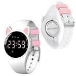 Huyvmay Kids Fitness Tracker L:9.0 X W:1.34 H:0.49 Inch, White+pink. Fixed Price $31.05.
