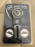 Chicago Blackhawks Nhl Hockey Team 2-SIDED Logo Golf Ball Marker Divot Tool. Fixed Price $10.00.