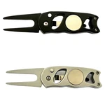 New Golf Switchblade Divot Pitch Repair Tool W/ Ball Marker & Pocket Clip. Fixed Price $18.95.