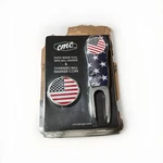 Cmc Design Usa Divot Tool & Ball Marker Set - Navy/red/white. Fixed Price $16.79.