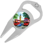 Big Ben Double Decker Bus Golf Ball Marker Divot Repair Tool Bottle Opener. Fixed Price $15.88.