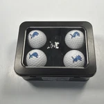 Detroit Lions Nfl White Golf Balls 4 Pack W/ Metal Tin Team Logo Official New. Fixed Price $16.99.