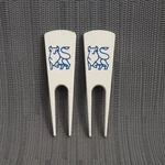 Vintage Golf Divot Tools Merrill Lynch Bull Plastic 2-PRONG 2.75". Fixed Price $14.95.