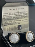 Tokens & Icons Pga Tpc Sawgrass 17TH Hole Sterling Silver Golf Ball Cufflinks. Fixed Price $139.99.