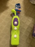 Stats Golf Combo Clubs Caddy Balls Kids Toy Yellowish Green Blue Orange Purple. Fixed Price $24.99.