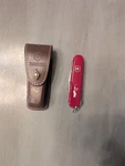 Victorinox Swiss Army Knife Golfer Retired Model 91MM Rare With Holster. Fixed Price $60.00.