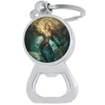 Mermaid Warrior Bottle Opener Keychain - Metal Beer Bar Tool Ring. Fixed Price $15.88.