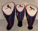 Wincraft St. Louis Cardinals Headcover 3 Pack; Driver/ Fairway/ Hybrid Golf Hc. Fixed Price $45.00.