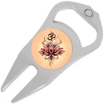 Louts Flower Ohm Golf Ball Marker Divot Repair Tool Bottle Opener. Fixed Price $15.88.