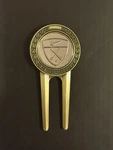 Nike Swoosh Older Vintage Style Divot Tool & 1" Coin Golf Marker - Beauty!. Fixed Price $15.96.