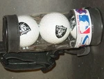 Nfl Oakland Raiders 3 Golf Ball Set, New. Fixed Price $8.97.