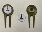 (1) Montauk Downs State Park Golf Course Divot Tool & 1" Coin Style Marker. Fixed Price $19.96.