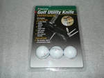Utility Knife & Ball Combo Kit By Jef World Of Golf, Model 1933, New. Fixed Price $9.95.