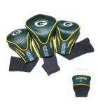 Team Golf Nfl Green Bay Packers Contour Club Headcovers 3-PACK. Fixed Price $35.99.