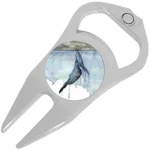 Watercolor Whale And Ship Golf Ball Marker Divot Repair Tool Bottle Opener. Fixed Price $15.88.