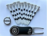 Las Vegas Raiders Golf Gift Pack Pitchfix Divot Tool Ball Markers Tees. Fixed Price $26.95.
