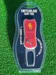 Usc Trojans Team Golf Usa Switchblade Divot Tool W/ Double Sided Marker Ncaa. Fixed Price $16.95.