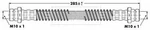 Front Inner Left Outer Rear Or Right Brake Hose Fits Mitsu. Fixed Price $20.10.