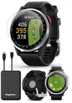 Garmin Approach S44 (silver/black) Golf Gps Smartwatch Bundle - 1.2" Amoled D.... Fixed Price $380.00.