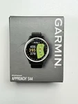 New Garmin Approach S44 Gps Golf Watch 010-03009-00 Black Band. Fixed Price $219.99.