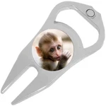 Baby Monkey Golf Ball Marker Divot Repair Tool Bottle Opener. Fixed Price $15.88.