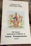 1964 Stockton-on-tees Photo Colour Society 12TH Interntl' Exhibition Catalog. Fixed Price $9.99.