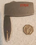 Vintage Zippo Greens Keeper Golf Ball Markers Divot Tool Trw Bradford Pa.. Fixed Price $12.99.