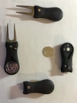 (1) Switchblade Golf Divot Tool & Nike Swoosh 1" Coin Style Marker. Fixed Price $15.96.