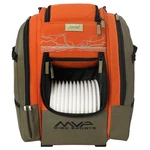 Mvp Disc Sports James Conrad Voyager Slim Backpack Golf Bag Olive/orange. Fixed Price $205.38.