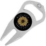 Radiate Positivity Golf Ball Marker Divot Repair Tool Bottle Opener. Fixed Price $15.88.