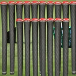 Taylormade Lamkin Crossline 360 Golf Grips Bundle Set Standard Black Red .600R. Fixed Price $32.98.