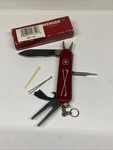 Golf Pro Swiss Army Knife Wenger Delemont Red Pocket Multitool Switzerland. Fixed Price $54.99.