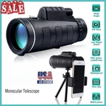 Zoom Hd Monocular Starscope Telescope BAK4 W/phone Clip,tripod. Fixed Price $12.58.