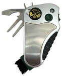 Delk Products 40041 Golf Buddy All-in-one Six Function Tool Silver Compact. Fixed Price $14.97.