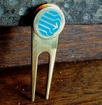 Unique Removable Golf Ball Marker Divot Tool. Fixed Price $6.95.