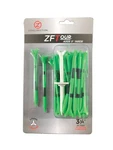 Zero Friction Tour 3-PRONG Golf Tees (3-1/4 Inch, Citrus Green, Pack 30). Fixed Price $14.44.
