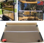Hecasa Front Windshield For 1986-1994.5 Ezgo Marathon Golf Cart Fold Brown. Fixed Price $163.99.