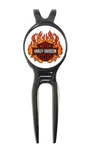 Harley Davidson Motorcycles Golf Ball Marker + Black Gunmetal Divot Tool Gift. Fixed Price $12.99.