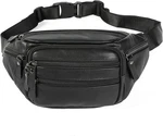 Leather Fanny Pack For & Women, Fashionable Multi-pockets 810#BLACK. Fixed Price $55.81.