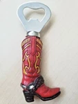 New Red Cowboy Boot Bottle Opener Bar Tool Gift Collectible Western Themed. Fixed Price $14.37.
