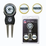 Team Golf Nfl Green Bay Packers Divot Tool 3 Ball Markers Set. Fixed Price $10.99.